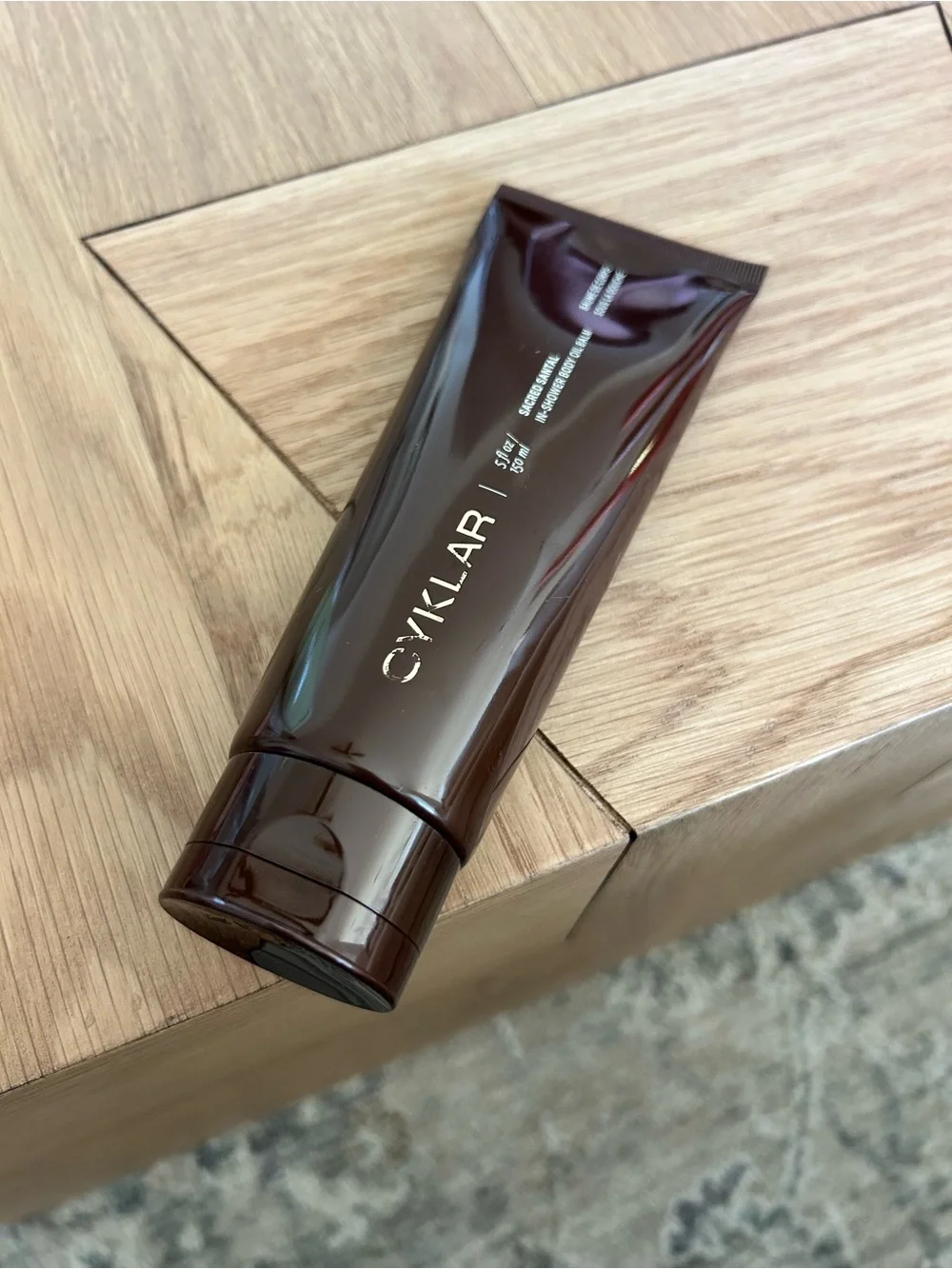 New Cyklar Sacred Santal In-Shower Body Oil Balm